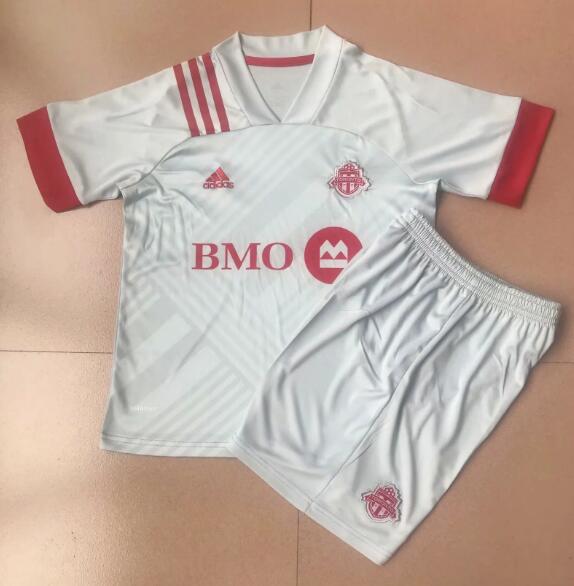 Kids Toronto FC Away Soccer Shirt With Shorts 2020/21